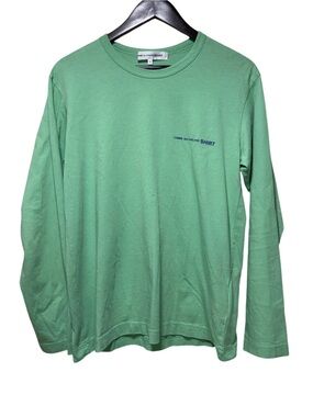 Comme Des Garçons Shirt Basic Long Sleeve T Shirt Men’s Size Medium Mint Green